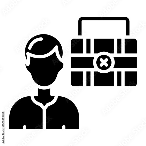 Unemployment Vector Icon