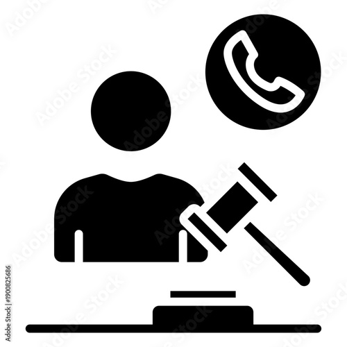 Absentee Bid Vector Icon