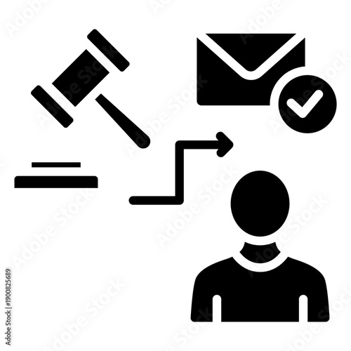 Auction By Proxy Vector Icon