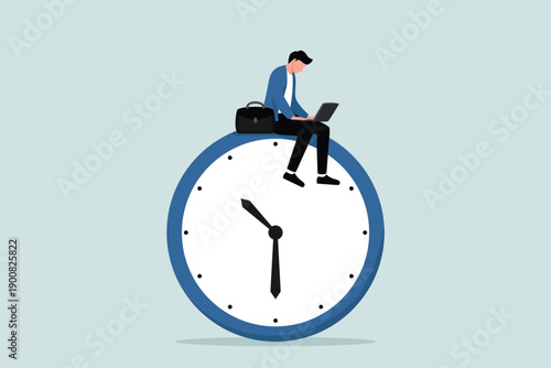 Workers who have a career with a different concept of time, entrepreneurs are confident using laptop computers while sitting near work hours and working at night with colleagues in other countries.