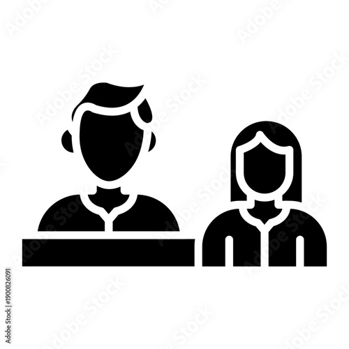 Job Interview Vector Icon