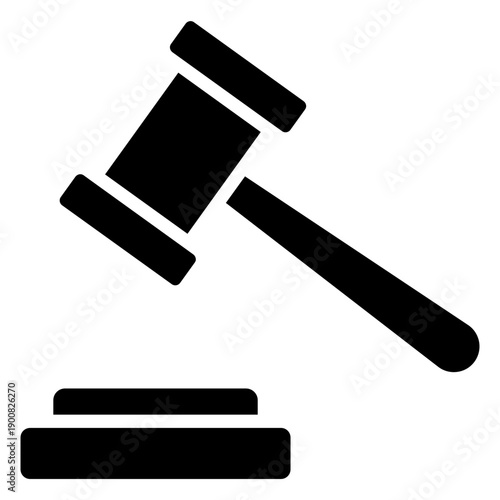 Gavel Vector Icon