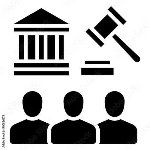 Government Auction Vector Icon