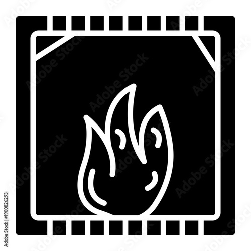 Flammable Vector Icon