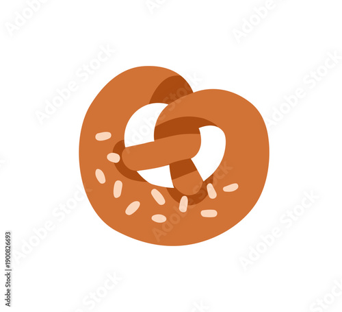 Fototapeta Pretzel, dough bun