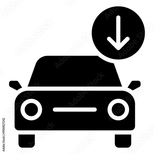Reduce Daily Driving Vector Icon