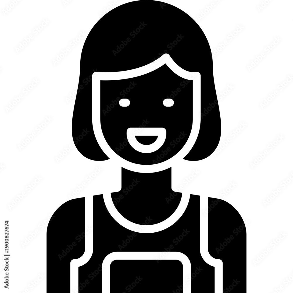 Fototapeta premium Athlete Vector Icon