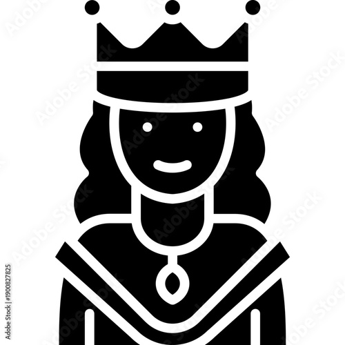 Queen Vector Icon