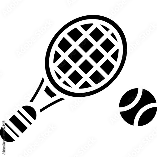 Tennis Racket Vector Icon