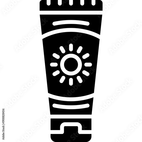 Sunscreen Vector Icon