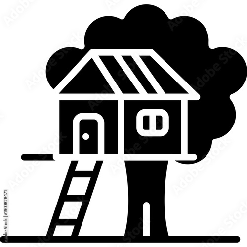 Treehouse Vector Icon