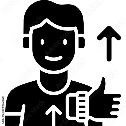 Self Worth Vector Icon