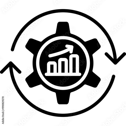 Continuous Improvement Vector Icon