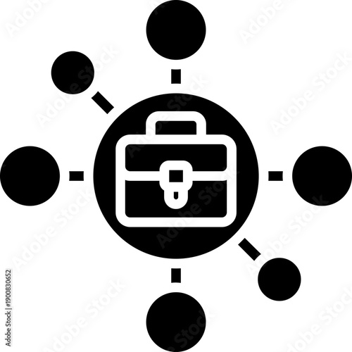 Business Networking Vector Icon