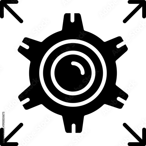 Network Scalability Vector Icon