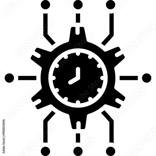 Network Efficiency Vector Icon