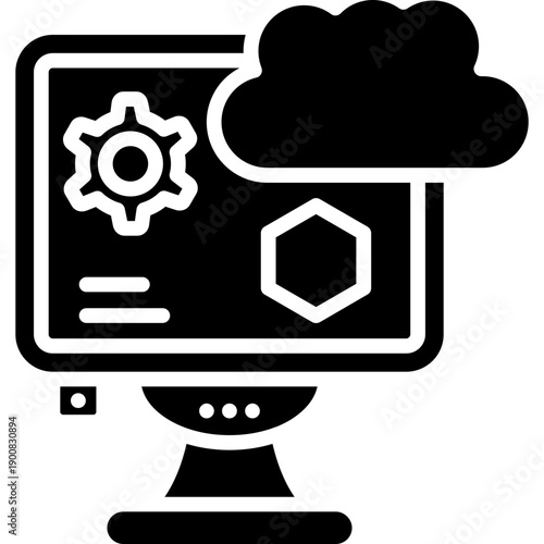 Network Virtualization Vector Icon