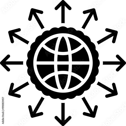 Market Expansion Vector Icon