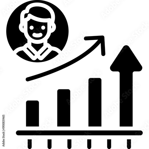 Market Leadership Vector Icon