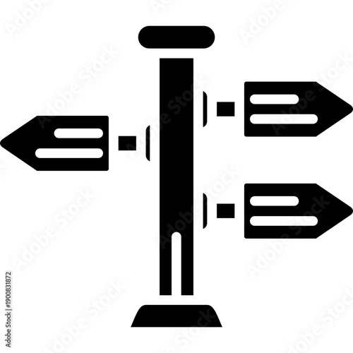 Directions Vector Icon