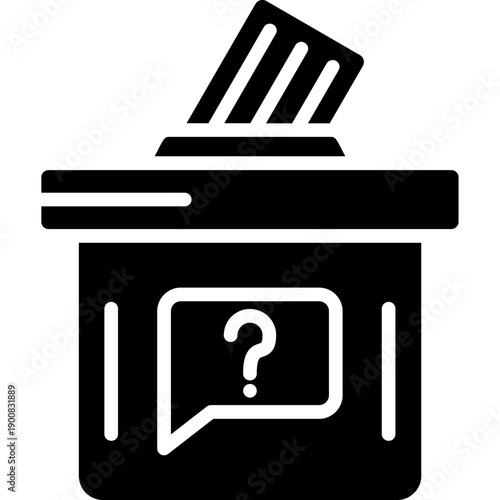 Suggestion Box Vector Icon
