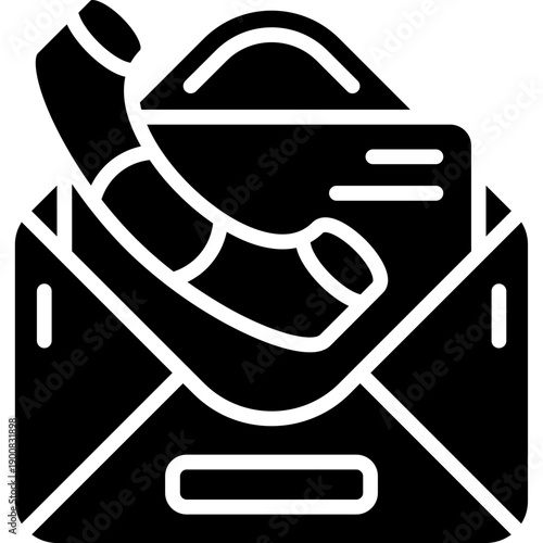 Email Us Vector Icon