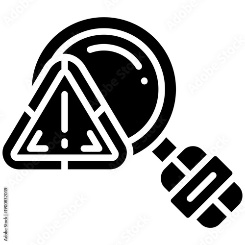 Risk Analysis Vector Icon
