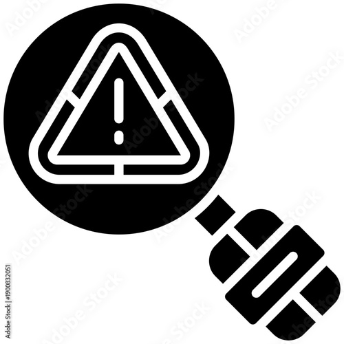 Risk Identification Vector Icon
