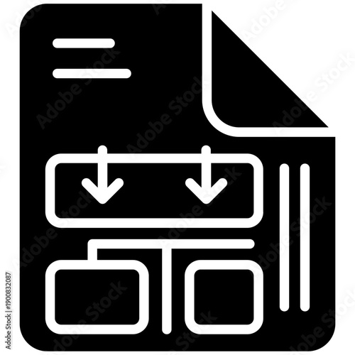 Evacuation Plan Vector Icon