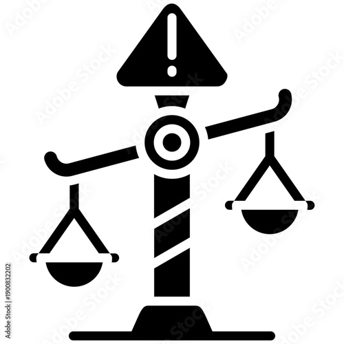 Legal Risk Vector Icon