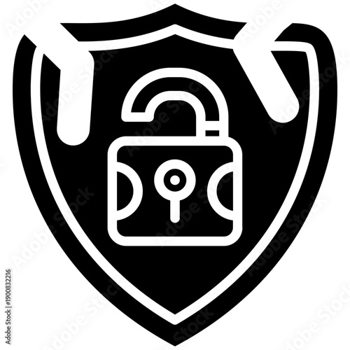 Security Breach Vector Icon