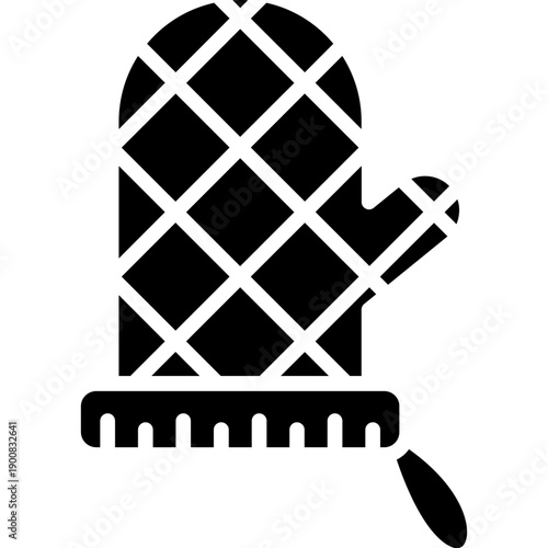 Oven mitts Vector Icon
