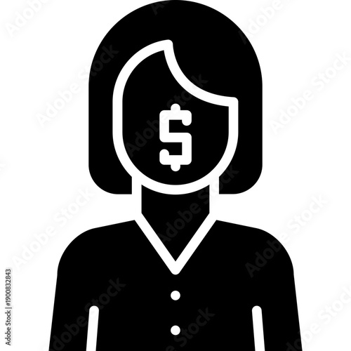 Greedy Banker Vector Icon