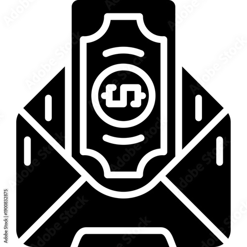 Payoff Envelope Vector Icon