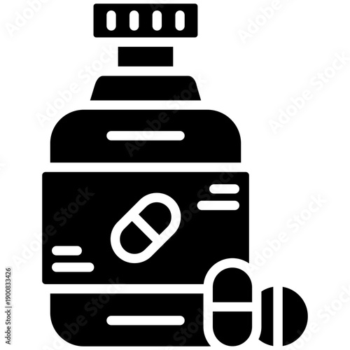 Antibiotic Pills Vector Icon