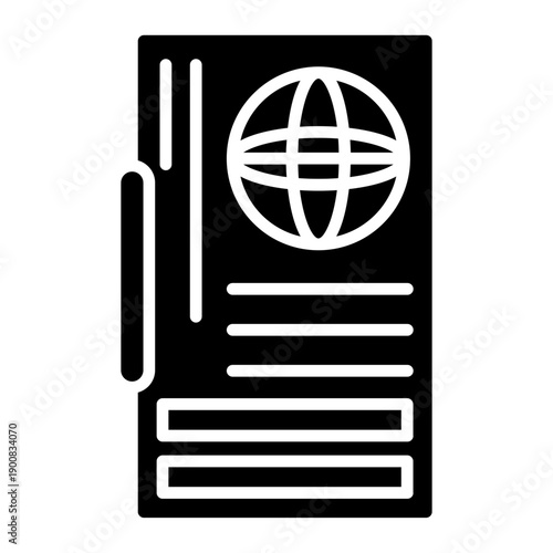 Passport Vector Icon