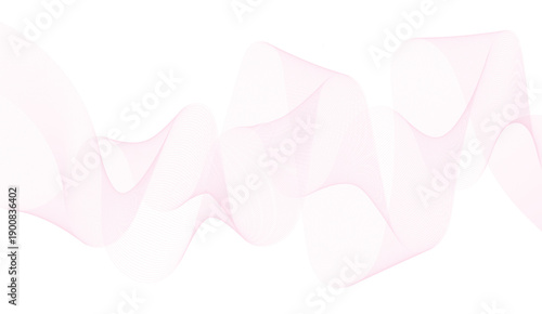 Abstract business wave curve lines background. Technology abstract wavy curve lines on transparent background.