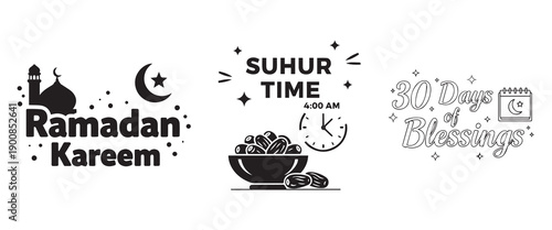 Ramadan kareem suhur time 30 days of blessings