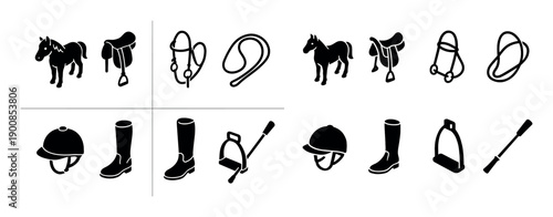 Equestrian Icons Grid