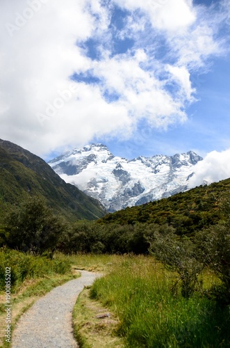 Tasman Glacier in New Zealand 