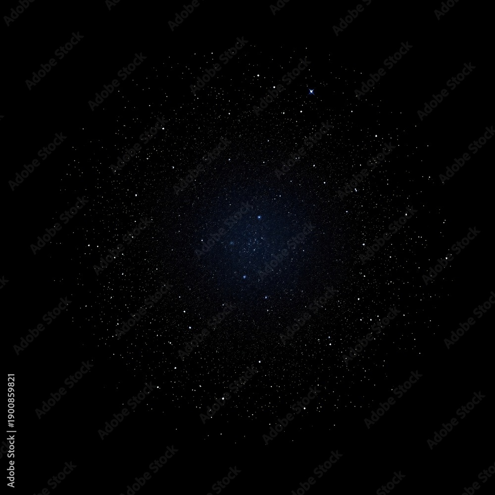 Fototapeta premium Abstract View of the Observable Universe With Distant Stars