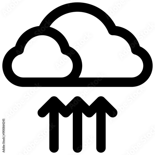 Gas. Editable stroke vector icon.