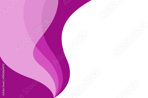 Pink wave artistic modern background with white space for text and message. template design	