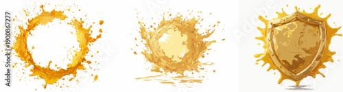 Celestial Shield: Radiant Impact of Divine Energy