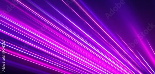 Rose-colored motion lane with flowing light streaks, sparkling particle effects and vibrant futuristic speed vector
