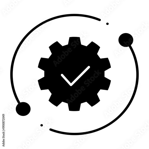 Maintenance vector icon. Technical support Illustration sign. Installing updates symbol. Bow logo.