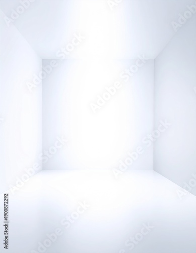 Wallpaper Mural Minimalist Empty White Room with Soft Light and Clean Geometric Lines Torontodigital.ca