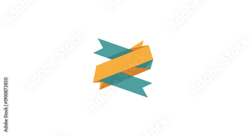Colorful abstract shapes design element.