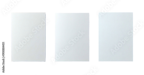 Three rectangular frames side-by-side on black background, slightly shaded for depth