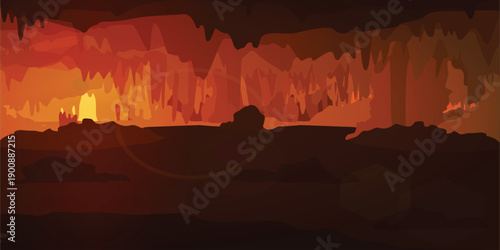 Cavern Background Vector